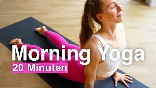 Morning Yoga Flow | 20 Minuten Wake up Yoga | Frühsport zuhause