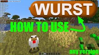 How To Use Wurst Hacked Client - Minecraft Java Edition ¦ Wurst Client 1.21 Tutorial