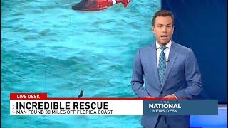 Man found 30 miles off Florida coast, rescued by Coast Guard