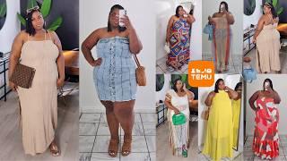 HUGE! Temu *plus size* End of Summer Clothing Haul! 2024