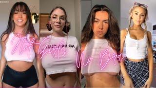 Hot Girls no bra Challenge on TikTok