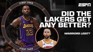 Brian Windhorst says the Lakers are 'limited'  + Are the Warriors legit?  | First Take