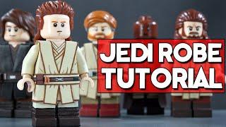 LEGO Customizing Tutorial: How to Make JEDI ROBES for your Minifigures!