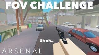 MOBILE ARSENAL FOV CHALLENGE (I actually do BETTER?!) [ROBLOX]