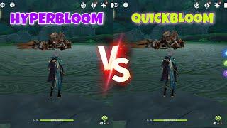 C0 Alhaitham Hyperbloom vs Quickbloom Teams Side by Side Showcases! Which one is The Best Team???