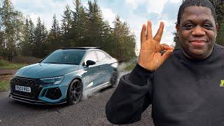 TUNED RS3 GOES B ROAD BASHING  *FIRST DRIVE*