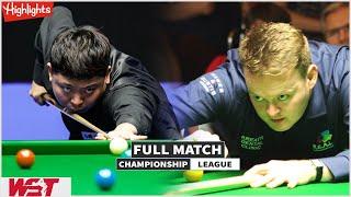 Shaun Murphy vs Long Zehuang Full Match Highlights - Championship League Snooker 2024