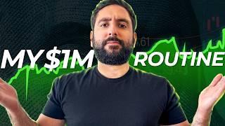 Morning Routine of a Millionaire Stock Trader | My Day Trading Process EXPLAINED In DETAIL !!!!