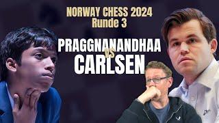 Praggnanandhaa mit Glanzpartie gegen Magnus Carlsen!