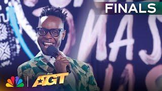 Comedian Learnmore Jonasi Tells Funny Stories About American Culture | Finals | AGT 2024