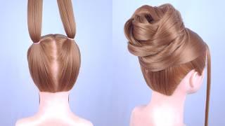 Easy messy bun tutorial | Hairstyle with trick | Quick and easy hairstyle for wedding and party