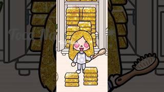 I make gold out of my golden hair #shorts #tocaboca #tocalifeworld #youtubeshorts #viral #fyp