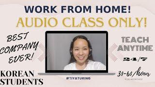 KOREAN COMPANY - AUDIO CLASS - TEACH ANYTIME! (TUTORINGGO / TUTORING KR)