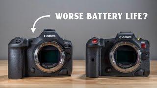 Canon R5 II vs R5C Battery Life - Surprising Results!