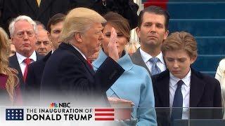 Donald Trump Takes Oath of Office for President of the United States | NBC News