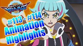 Yu-Gi-Oh VRAINS #113 - #114 | Animation Highlights