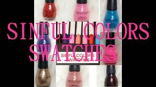 SINFUL COLORS SWATCHES REVIEW