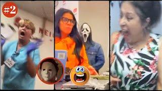 Best SCARE CAM Funniest Reactions 2024 #2| Funny Moments Complication |  Jump Scare | Funny Fail