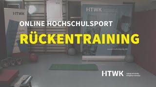 #11 "Tannenbaumfitness" Rückentraining mit Robert HTWK Leipzig Hochschulsport