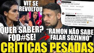 POLÊMICA! ESPOSA DO RAMON PERDE A PACIÊNCIA APÓS ENTREVISTA GERAR CRÍTICAS! EXPLICOU PORQUE ELA FOI