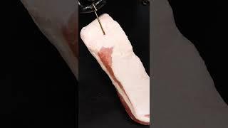段ボール燻製器でお手軽ベーコン #short #bacon  #豚肉