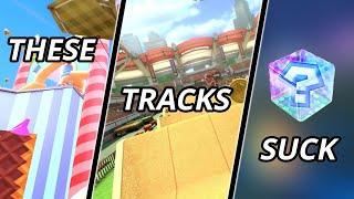 These are your five MOST HATED MK8 Deluxe Tracks!