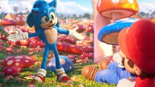 Sonic Joins The Mario Movie Trailer