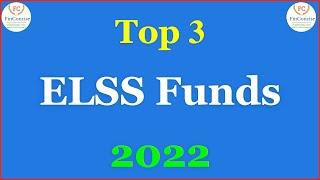 Top 3 ELSS Mutual Funds 2022 #finconcise #shorts