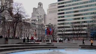 Skateboarders' last rolls through Love Park