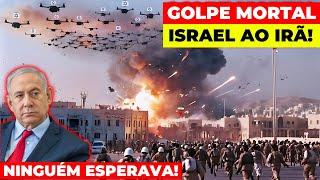 Gritos de guerra em Israel! Israel lança o maior ataque da história para varrer o Irão do mapa!