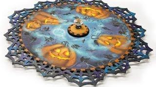 Haunted Hollow Lazy Susan Tole and Decorative Painting by Patricia Rawlinson