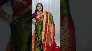 DHAMAKA Kanjivaram, KHADDI, white red  sarees,Whatsapp 8100732795