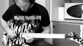 Iron Maiden Speed of Light, guitar cover solo 1+2 at -50%