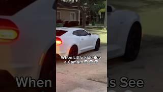 When Little Kids See a Camaro #comedy #camaro #cars #transformers #bumblebee #fyp