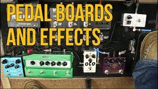 Marty Schwartz's Pedal Board of Guitar Effects