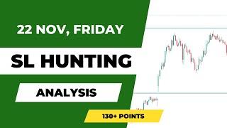 22 Nov | Trade Analysis BankNifty Option Trading | SL Hunting | Trader In Action #banknifty