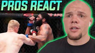 MMA Pros React  Sergei Pavlovich KO's Curtis Blaydes  UFC Vegas 71