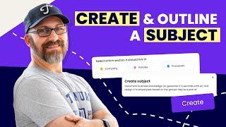 How to Create and Outline a Subject in Trainual Using Smart Outline