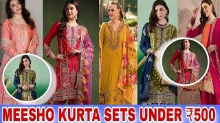 Meesho Kurta Sets Haul || Kurta Sets Under ₹1000 || Myntra Kurta Sets Haul || Ajio Kurti Set Haul