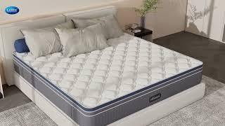 Coolmax Pocket Spring Mattress Structure | LEIZI Mattress Factory | LEIZI Furniture