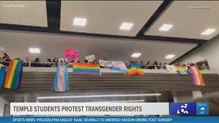 Temple HS students stage walkout in support of trans student denied access to female facilities