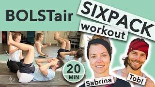 BOLSTair® Bauchworkout | Bauchmuskeln maximal effizient trainieren | Für zu Hause & unterwegs