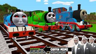 This is THOMAS THE TANK ENGINE.EXE and FRIENDS in Minecraft - Coffin Meme