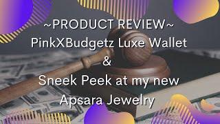 HAUL FROM PINKxBUDGETZ! | LUXE WALLET REVIEW! | FINALLY - A CUTE CASH ENVELOPE WALLET!