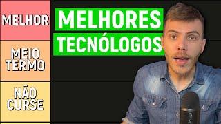 MELHORES cursos TECNOLÓGICOS - Tierlist de TECNÓLOGOS