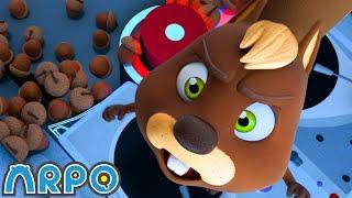 Squirrel Takes Over ARPO!!! | BEST OF ARPO! | Funny Robot Cartoons for Kids!