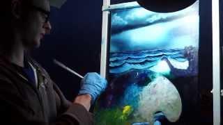 Seascaping  - Eye of Wave Painting | ASMR | part 3