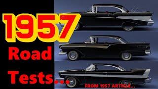 Original 1957 Road Test Article... reupload with additional info.