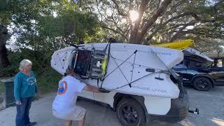 How to use the Thule Hullavator Pro Roof Rack to Haul Kayaks & Canoes