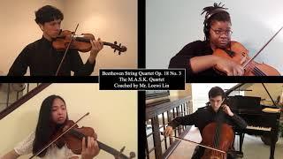 Beethoven String Quartet No. 3, Op. 18, 1st mvt